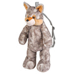 20" Plush Wolf Backpack