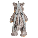 20" Plush Wolf Backpack