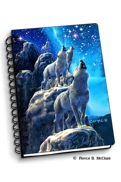Wolf Song 3D Notebook