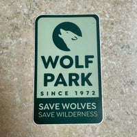 Save Wolves Save Wilderness Sticker