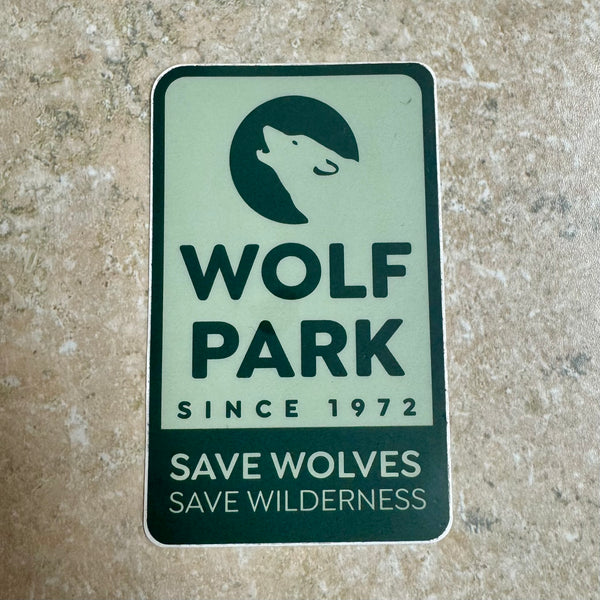 Save Wolves Save Wilderness Sticker