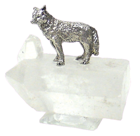 Wolf on Quartz