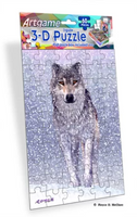 60 Piece 3D Snow Wolf Puzzle