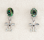 Earth Turtle Earrings