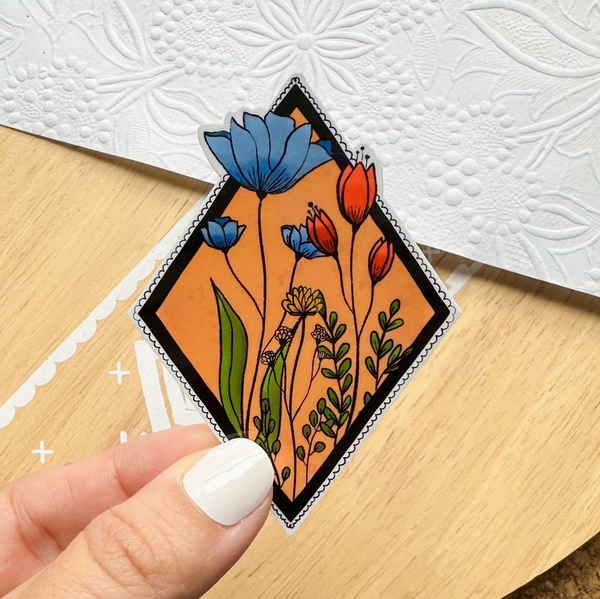 Wildflower Vinyl Sticker