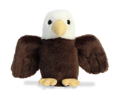 Shoulder-Rider Bald Eagle Plush