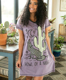 Purple Howl of a Night Nightshirt