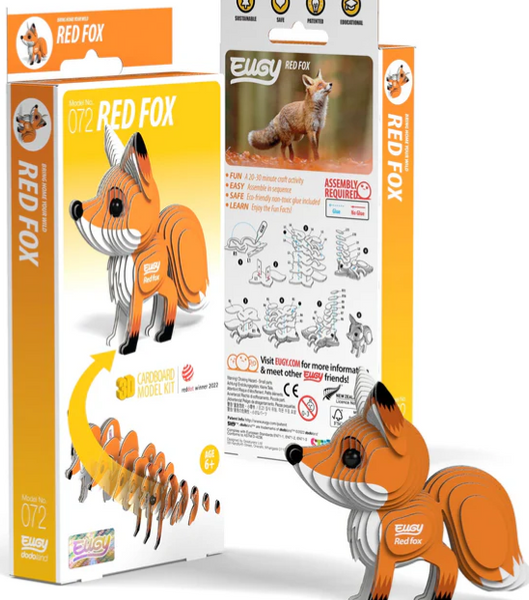 EUGY 3D Fox Puzzle
