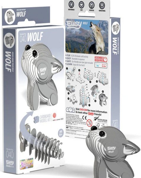 EUGY 3D Wolf Puzzle
