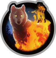 Wolf Die-Cut Vinyl Sticker