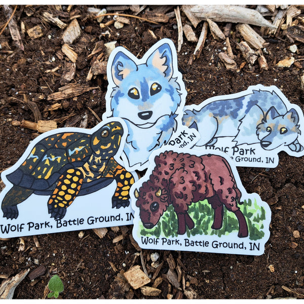 Original Wolf Park Stickers