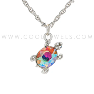 Turtle Rhinestone Necklace