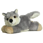 Woolsey 8" Grey Wolf Plush