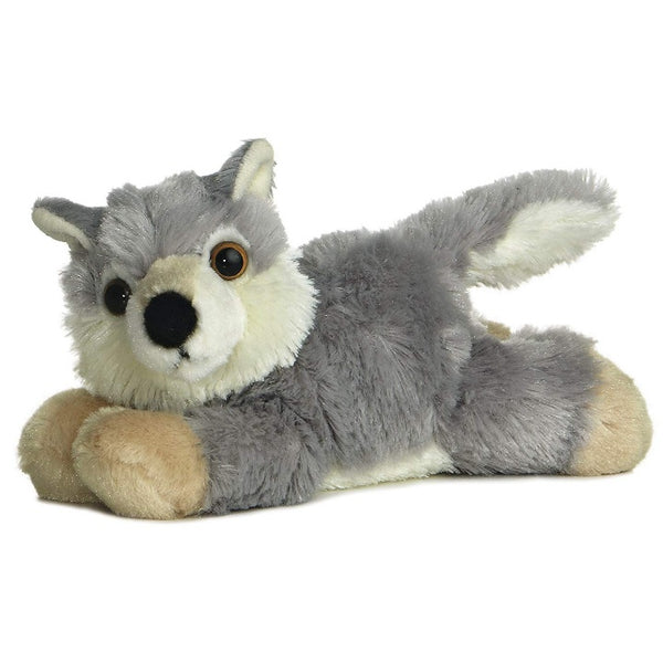 Woolsey 8" Grey Wolf Plush
