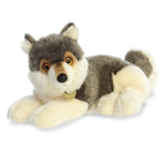 Miyoni 15" Reclining Wolf